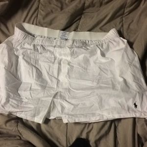 White polo Ralph Lauren XL new (never worn) boxers